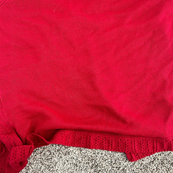 Red cardigan - Picture 2 of 9